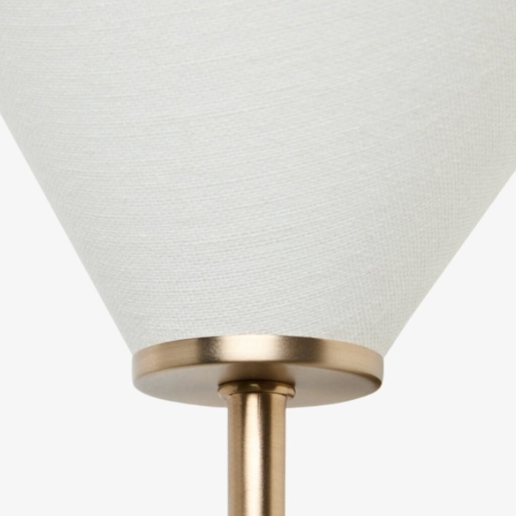 Kysara Floral Design Wall Sconce - Chic Satin Brass Sconce for Bathroom and Hallway KL1628