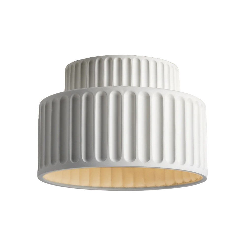 Cream Style Resin Bowl Flush Mount Ceiling Light KL118