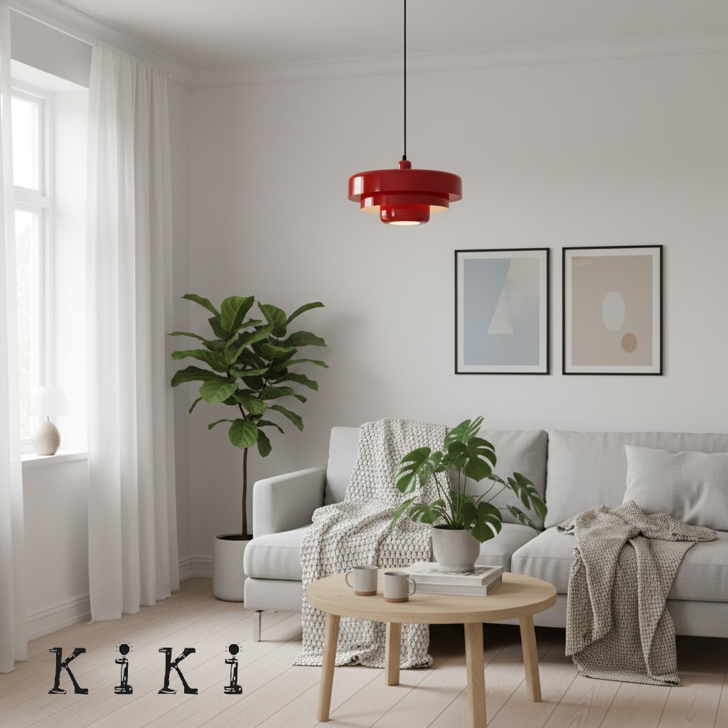3 Tiers Bauhaus Nordic Macaron Pendant Light - Modern Pendant and Ceiling Light for Living Room KL30
