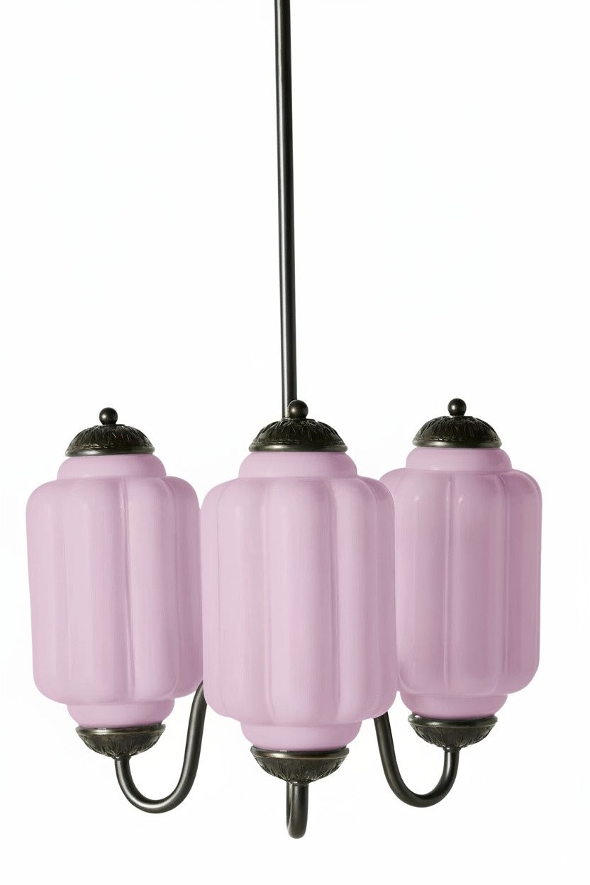 Eloise Vintage Glass Pumpkin Pendant Light - Decorative Lighting for Kitchen KL1453
