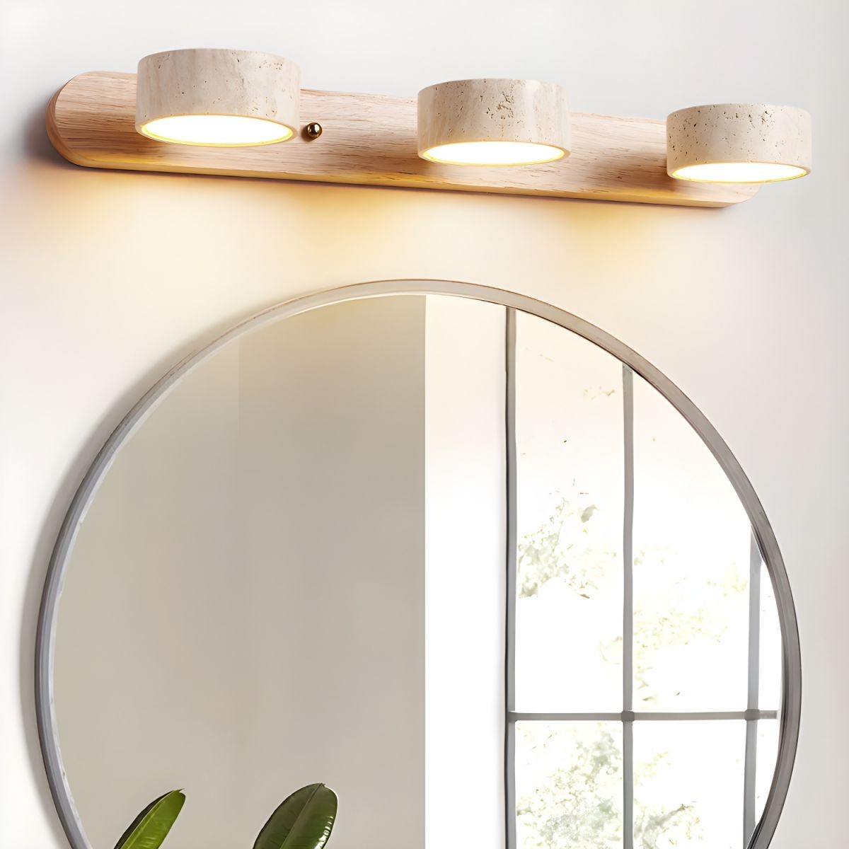 Minimalist Multi Light Travertine Wall Sconce KL892