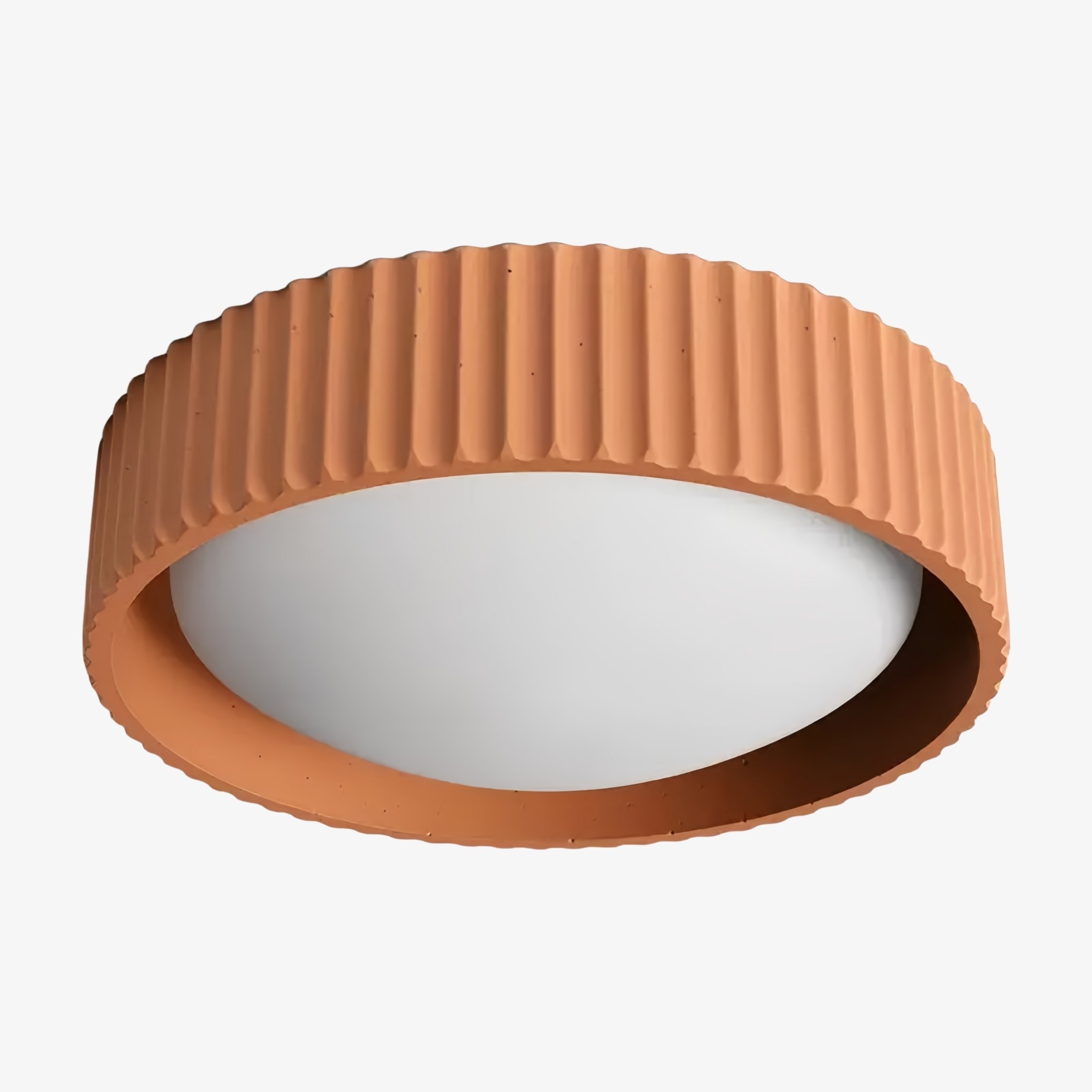 Acrion Minimalist Acrylic Ceiling Lamp - Circle Concrete Ceiling Light for Living Areas KL2333