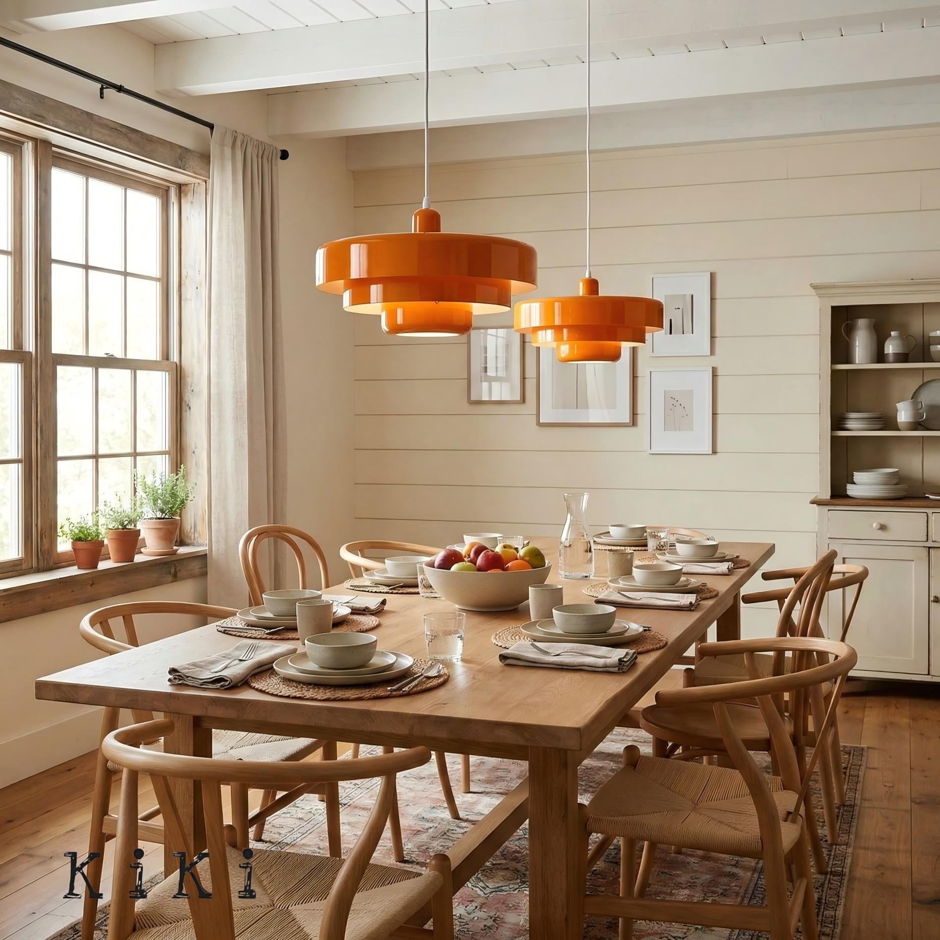 3 Tiers Bauhaus Nordic Macaron Pendant Light - Modern Pendant and Ceiling Light for Living Room KL30