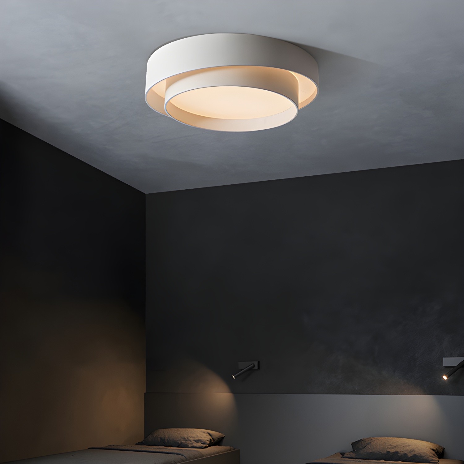 Modern Minimalist Melody Disc Ceiling Light KL24