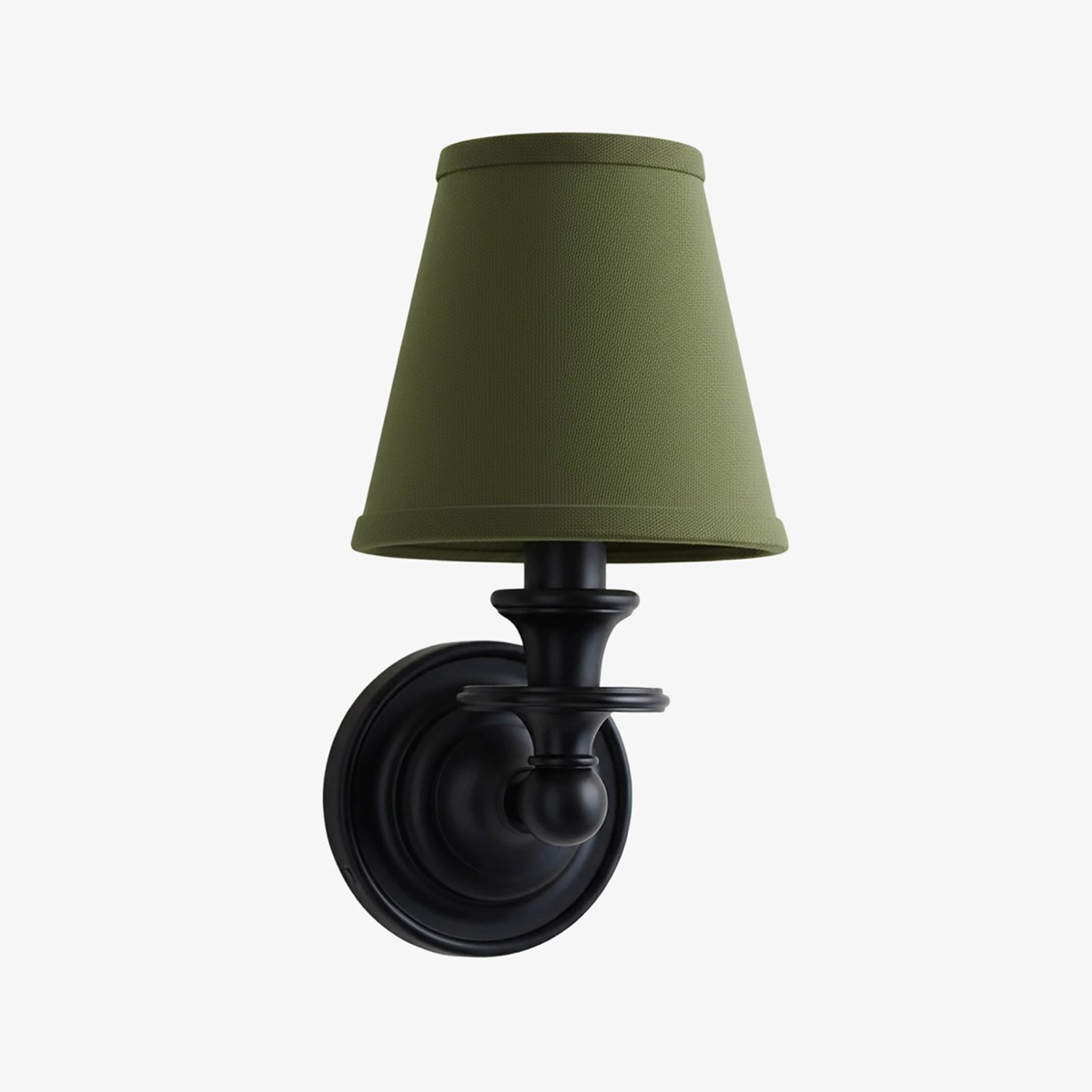 Kalvora Classic Sculpted Wall Sconce – Fabric Shade Sconce For Indoor Accent Lighting KL1162