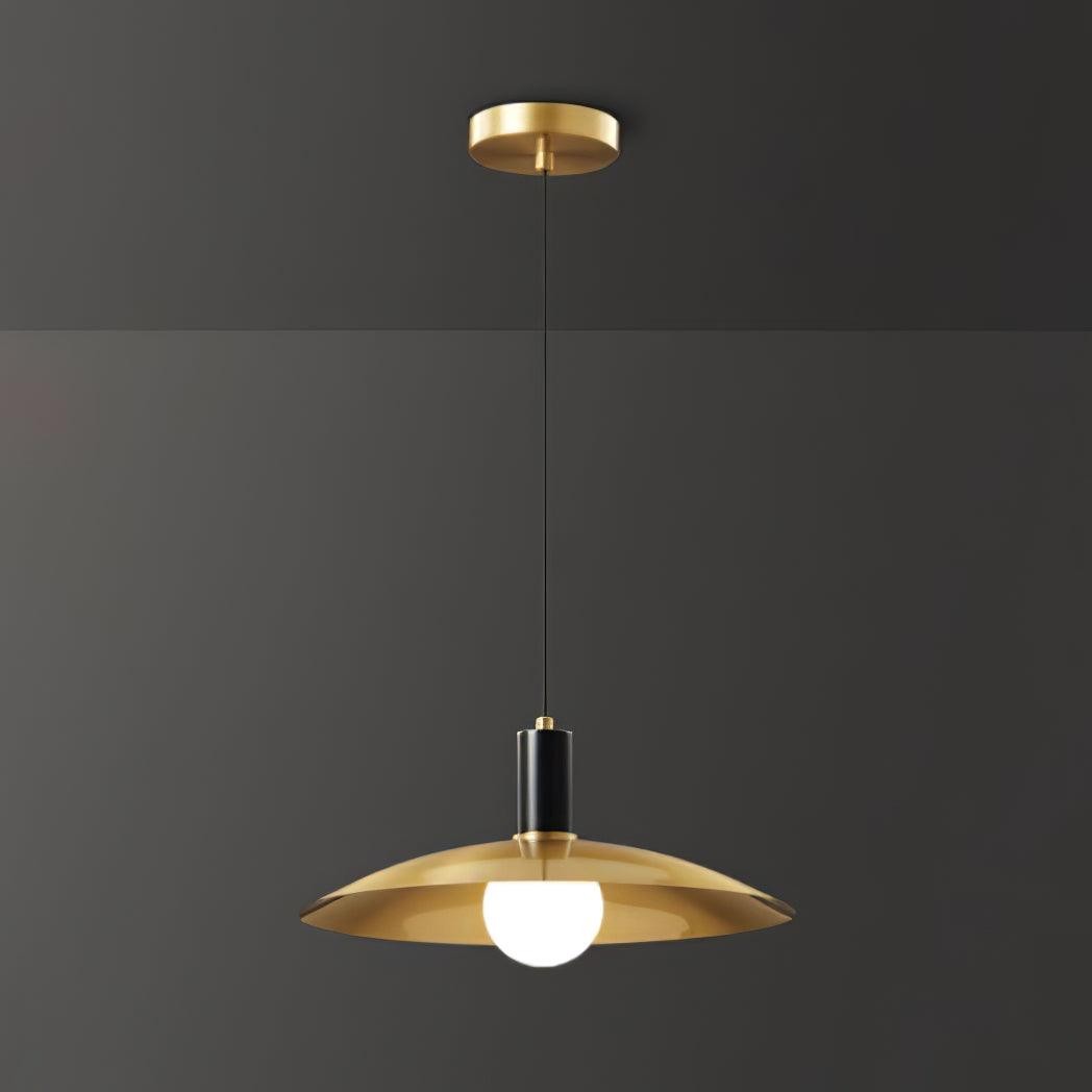 Brass Flared Pendant Lamp KL262