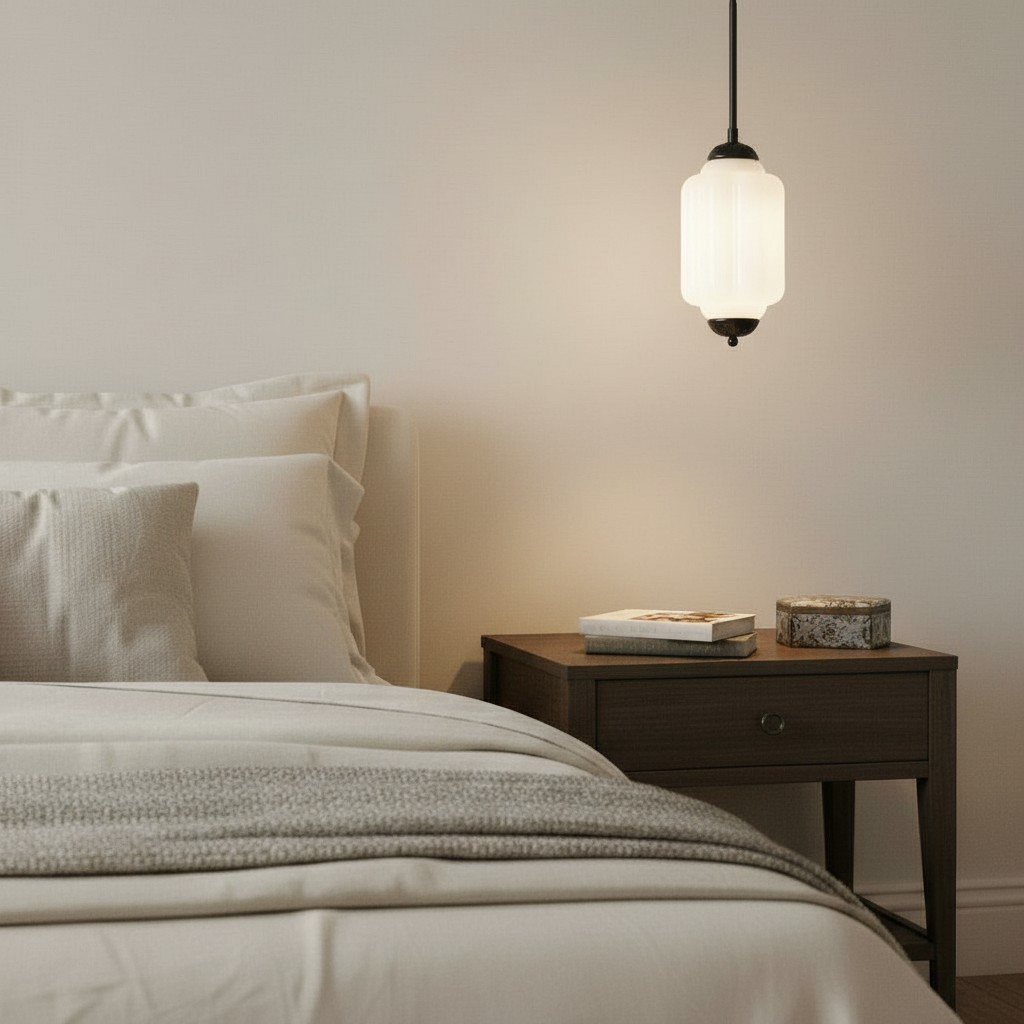 Eloise Simple Glass Irregular Lantern Pendant Lamp KL828