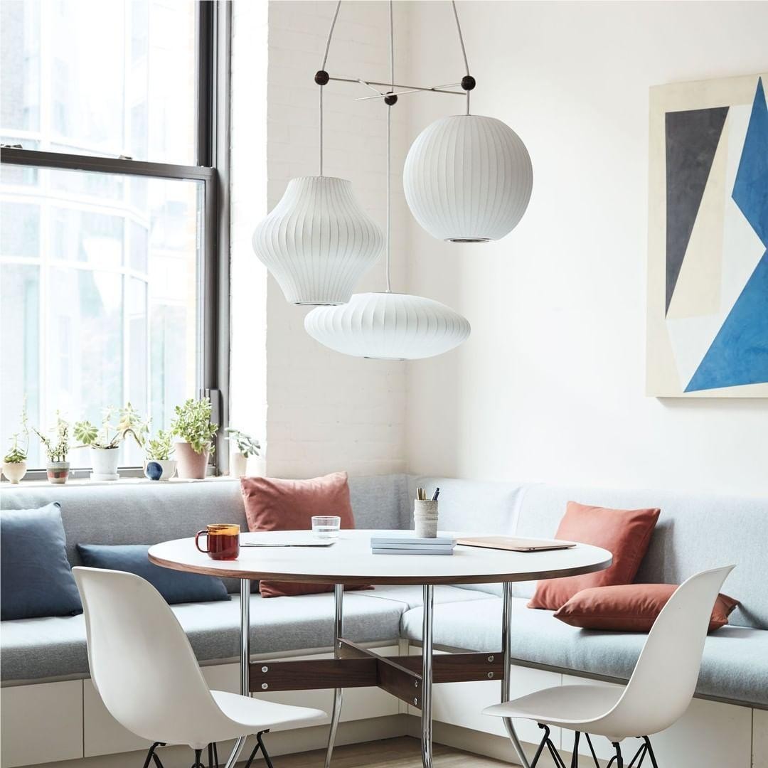 Nelson Minimalist Bubble Pendant Lamp - Elegant Hanging Light for Contemporary Interiors