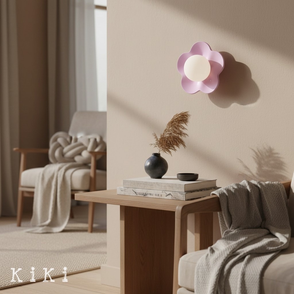 Florixa Blooming Flower Wall Light - Decorative Indoor Lamp for Bedroom and Living Room KL2066