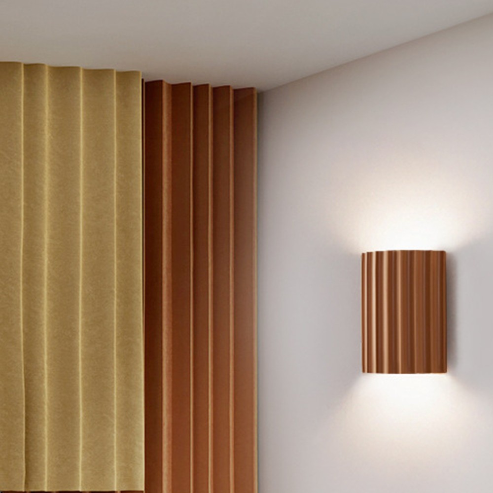 Textured Resin Wall Lamp - Contemporary Style Light for Bedroom or Hallway KL60