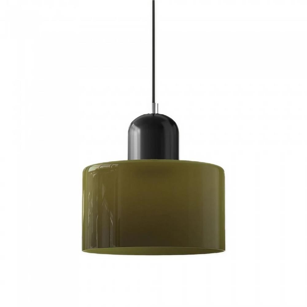 Morandi Cylinder Stained Glass Pendant Light KL17