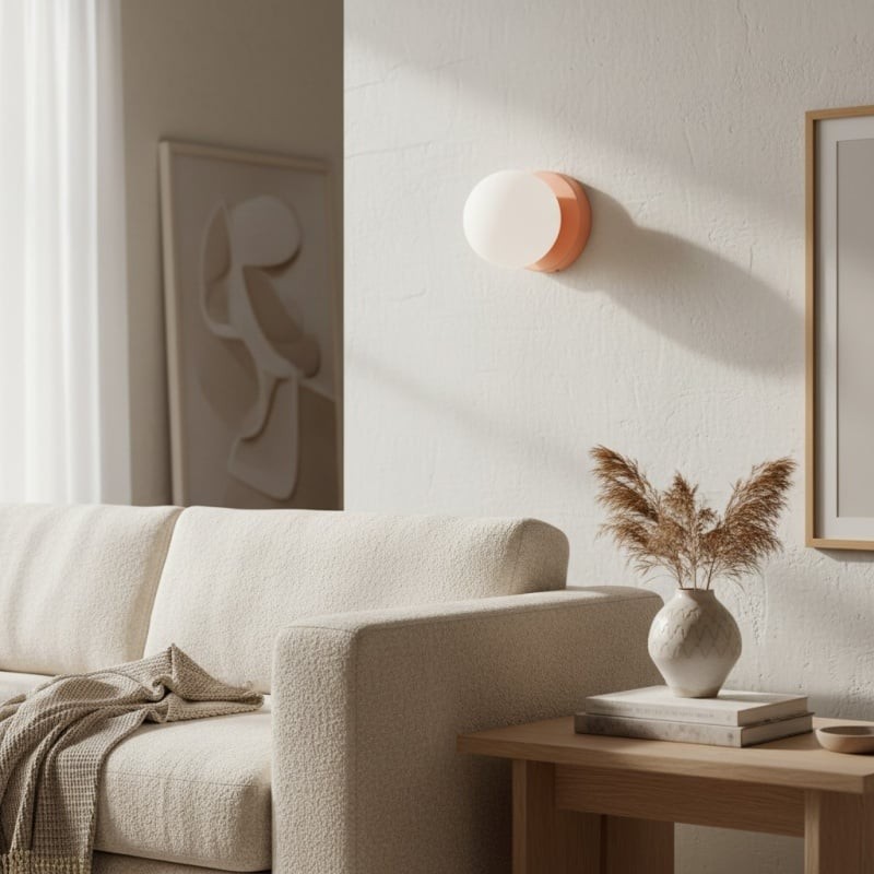 Nuevola Modern Glass Metal Wall Light - Artistic Accent Sconce for Cozy Nooks KL2089