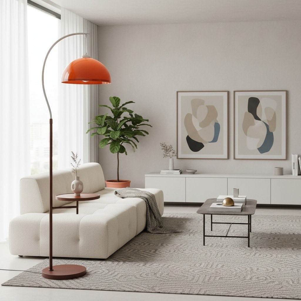 Afterglow Minimalist Floor Lamp - Elegant Standing Light for Bedroom and Living Room KL2140