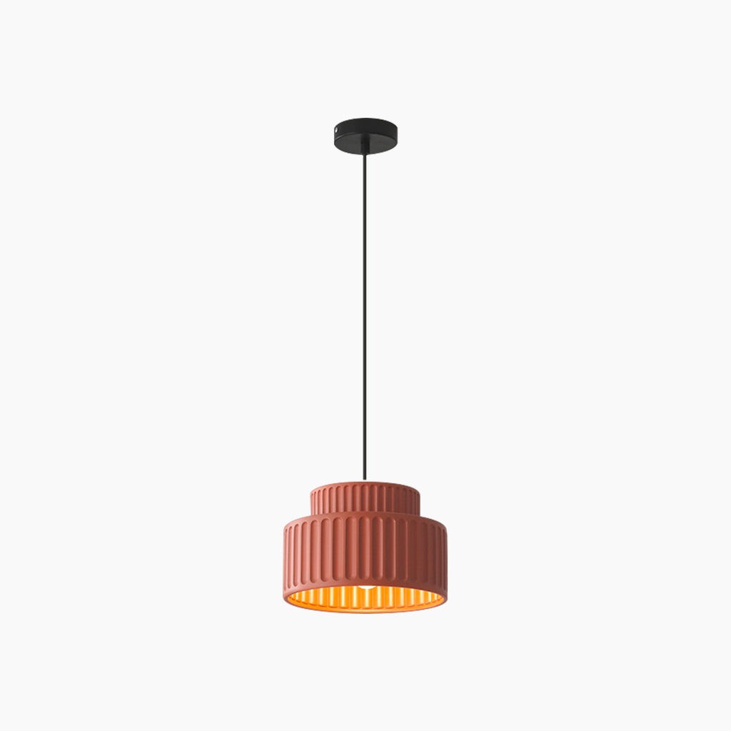 Nordic Cream Style Resin Bowl Pendant Light KL160