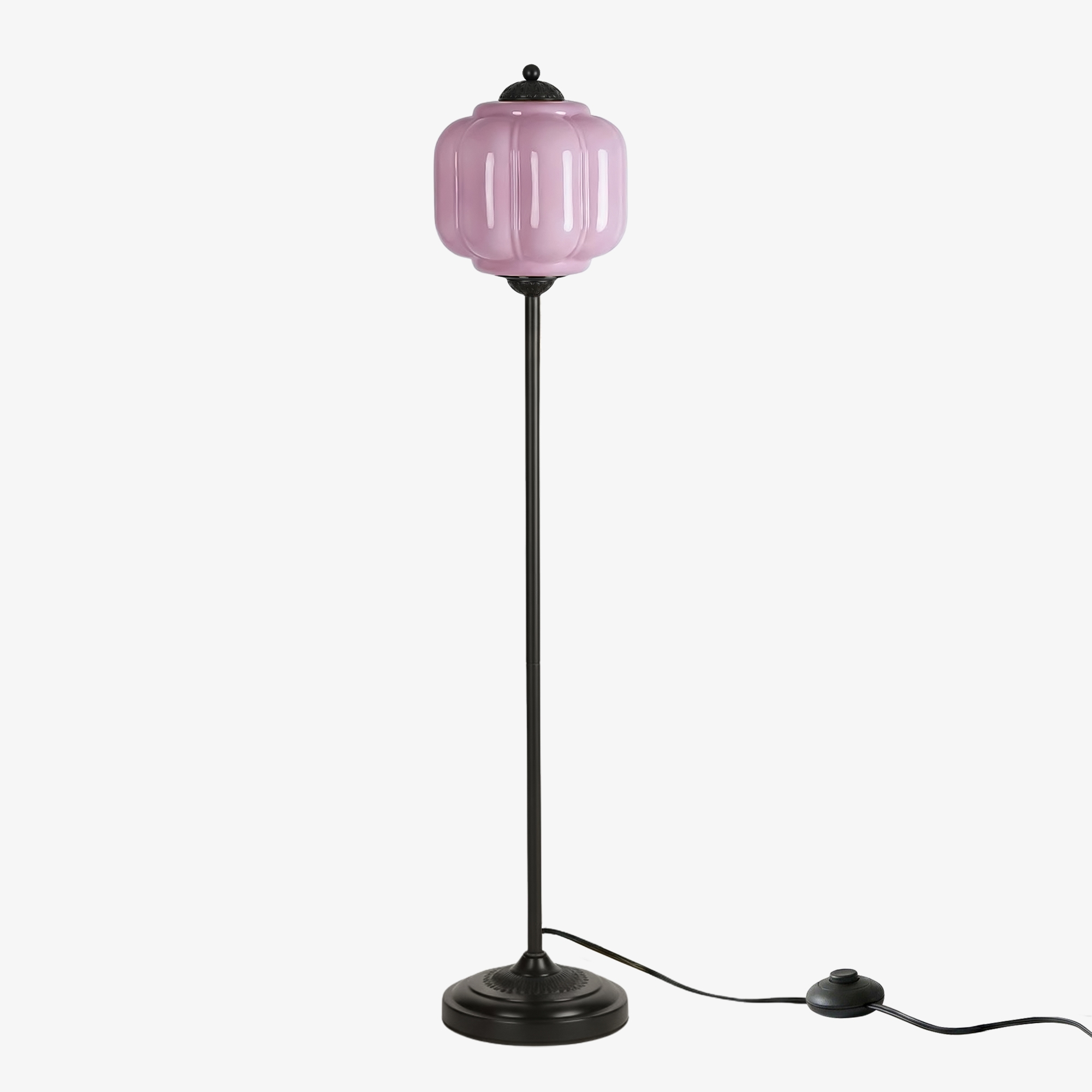 Eloise Artistic Textured Glass Floor Lamp - Elegant Lighting for Bedroom or Interior Space KL2330