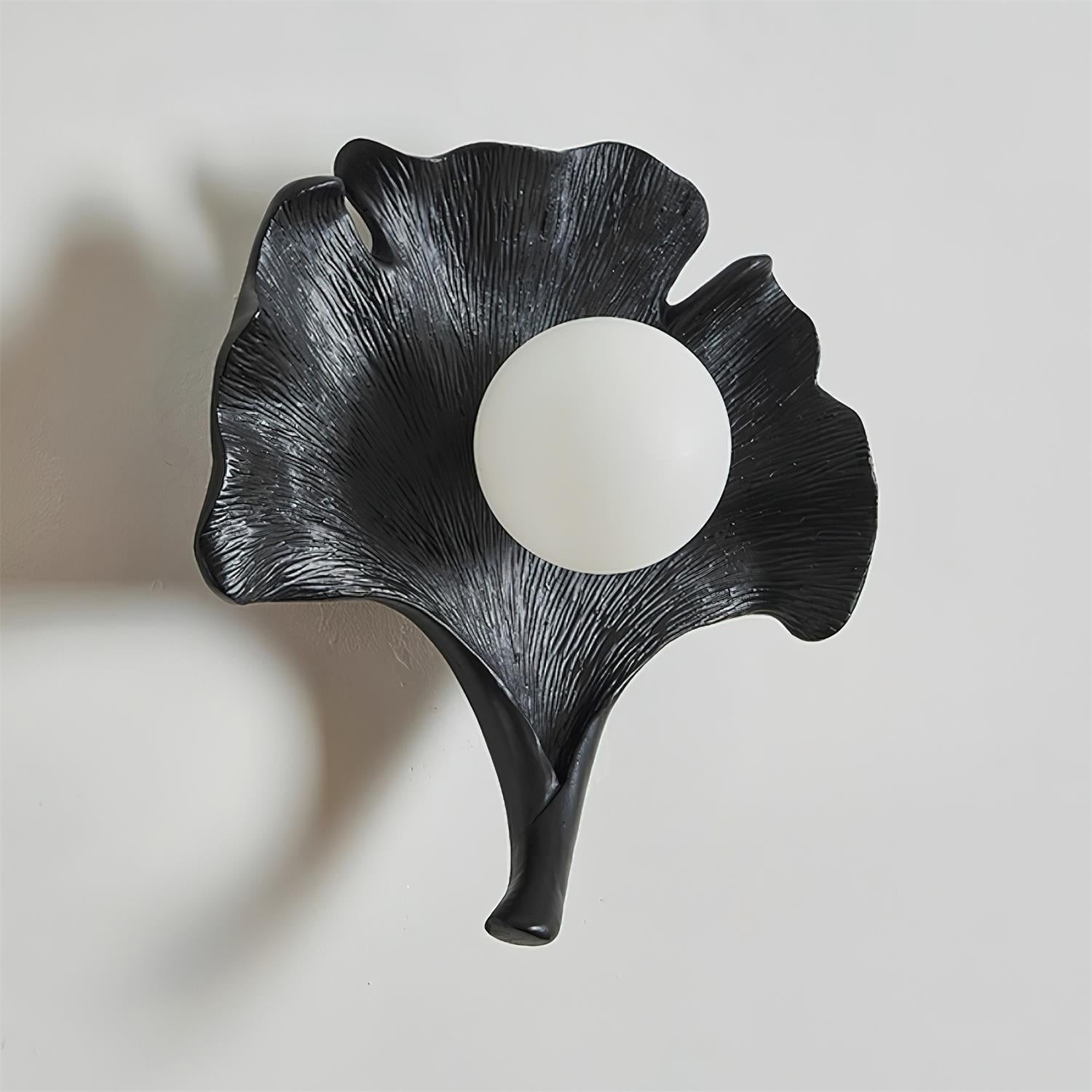 Vintage Ginkgo Leaf Resin Wall Lamp KL394