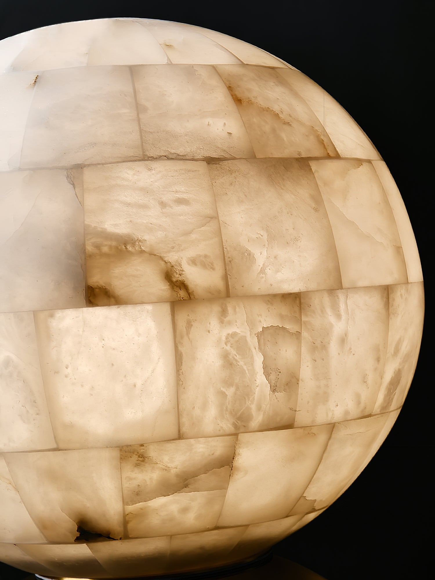 Alabaster Ball Table Lamp D433