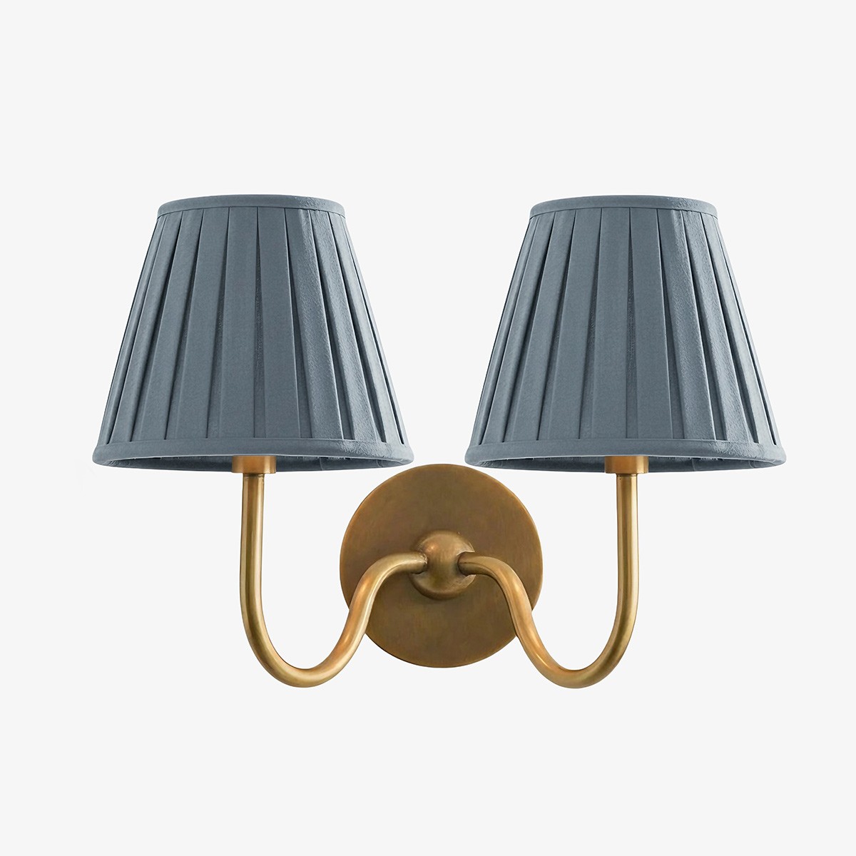 Luvora Vintage Pleated Shade Wall Lamp - Refined Linen Sconce For Bathroom or Corridor KL1272