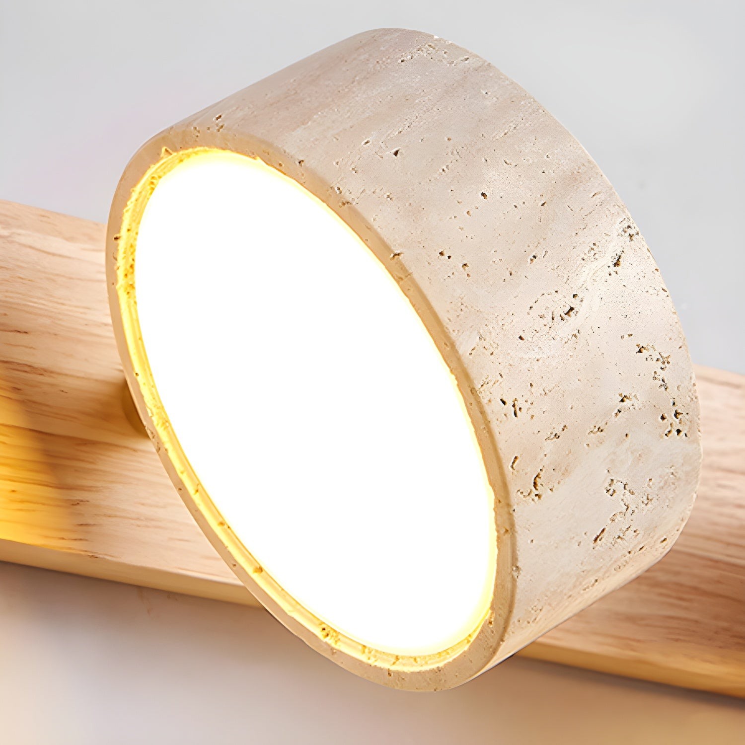 Minimalist Multi Light Travertine Wall Sconce KL892