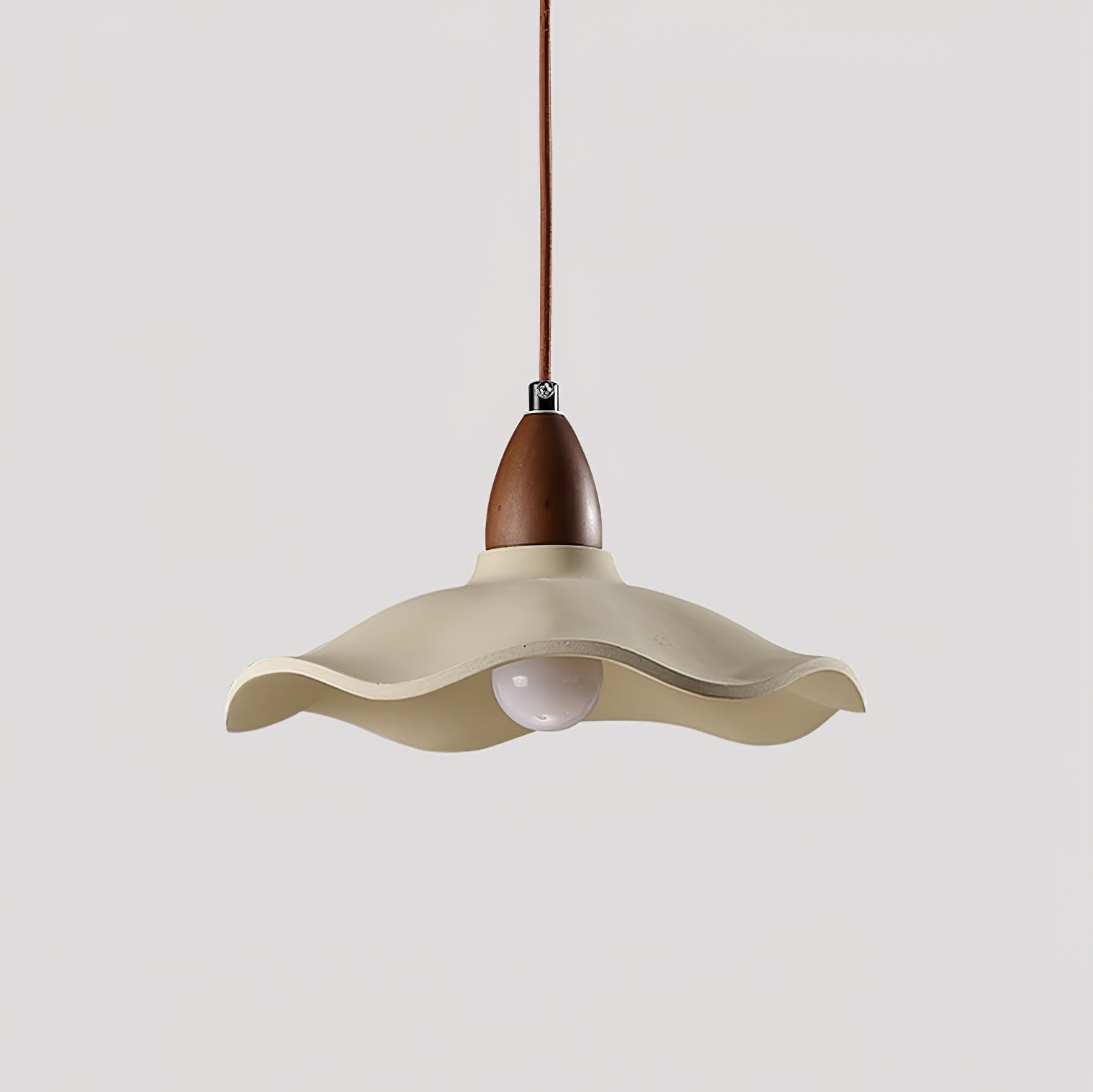 Japanese Wabi-Sabi Style Cement Wave Pendant Lamp KL296