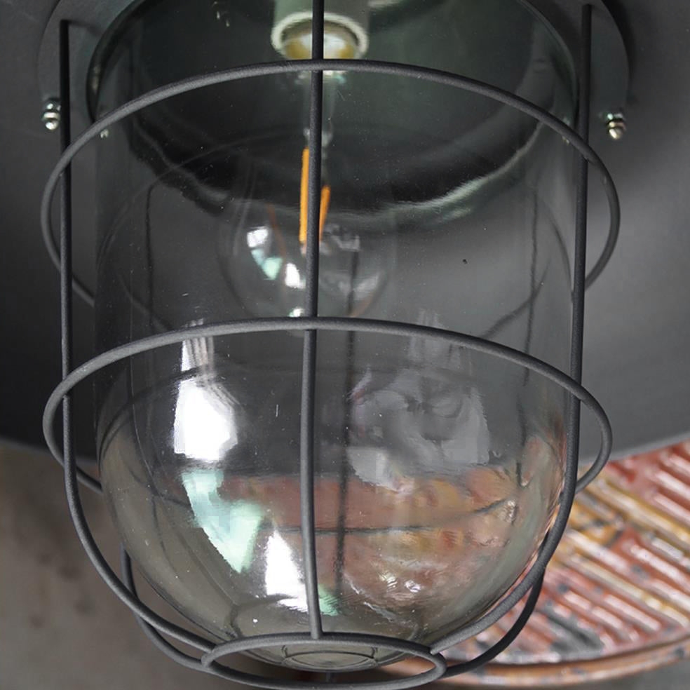 Bulkhead Cage Pendant Light D629