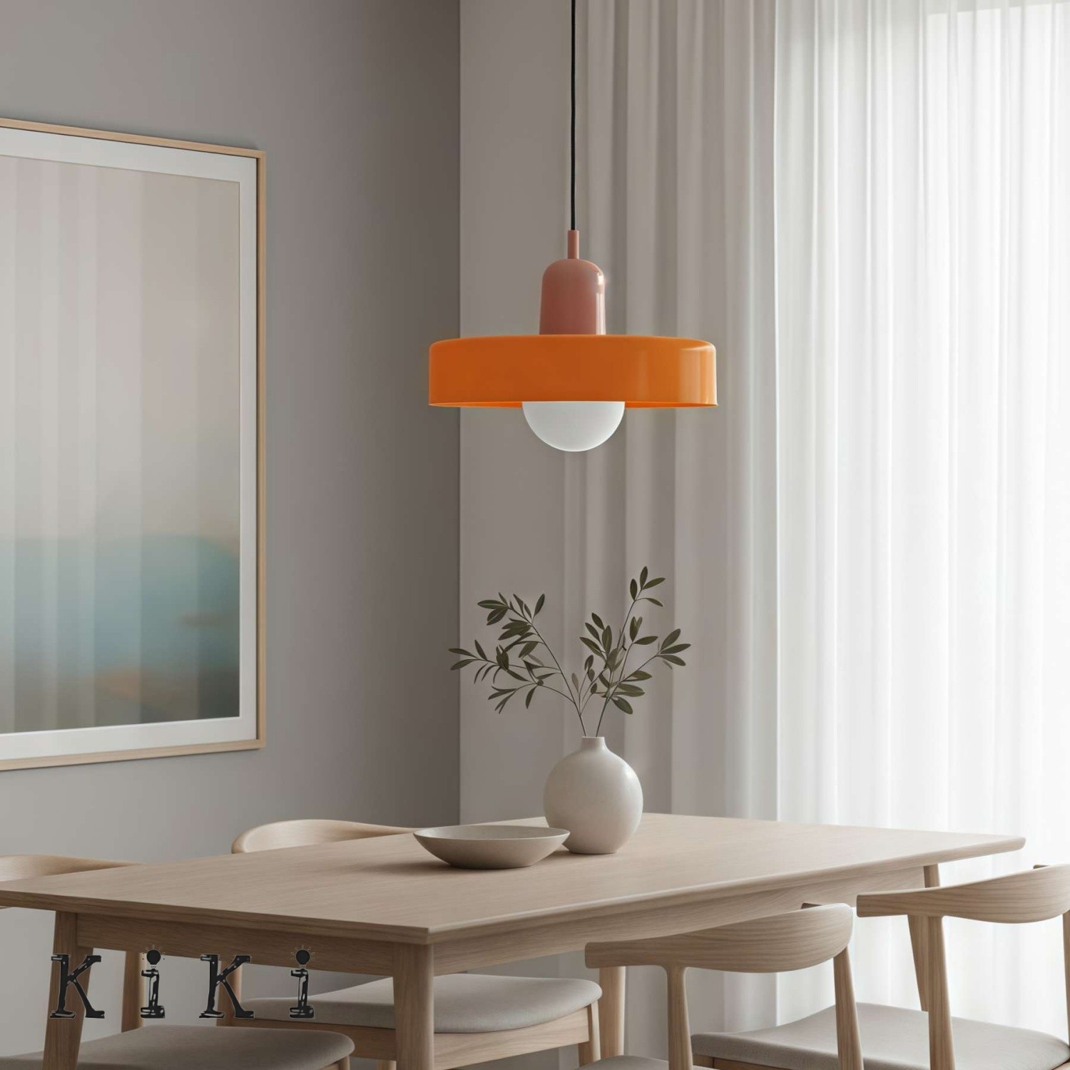 Disc Orb Pendant Light