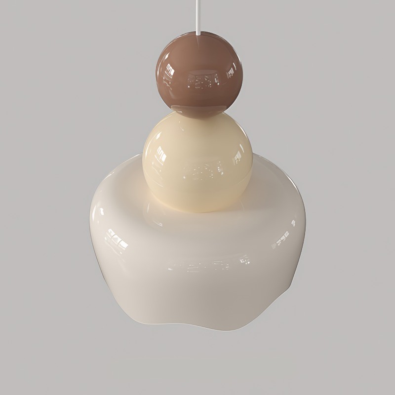 Cream Sunny Rain Doll Resin Pendant Light KL126