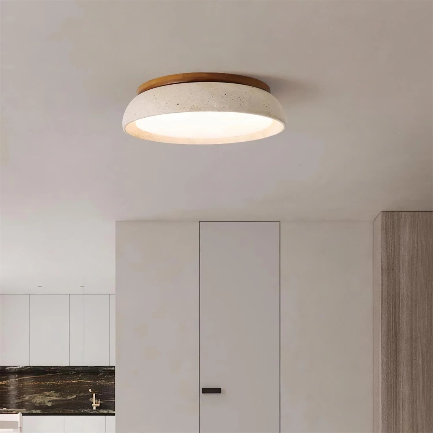 Modern Scandinavian Travertine Ceiling Light KL1556
