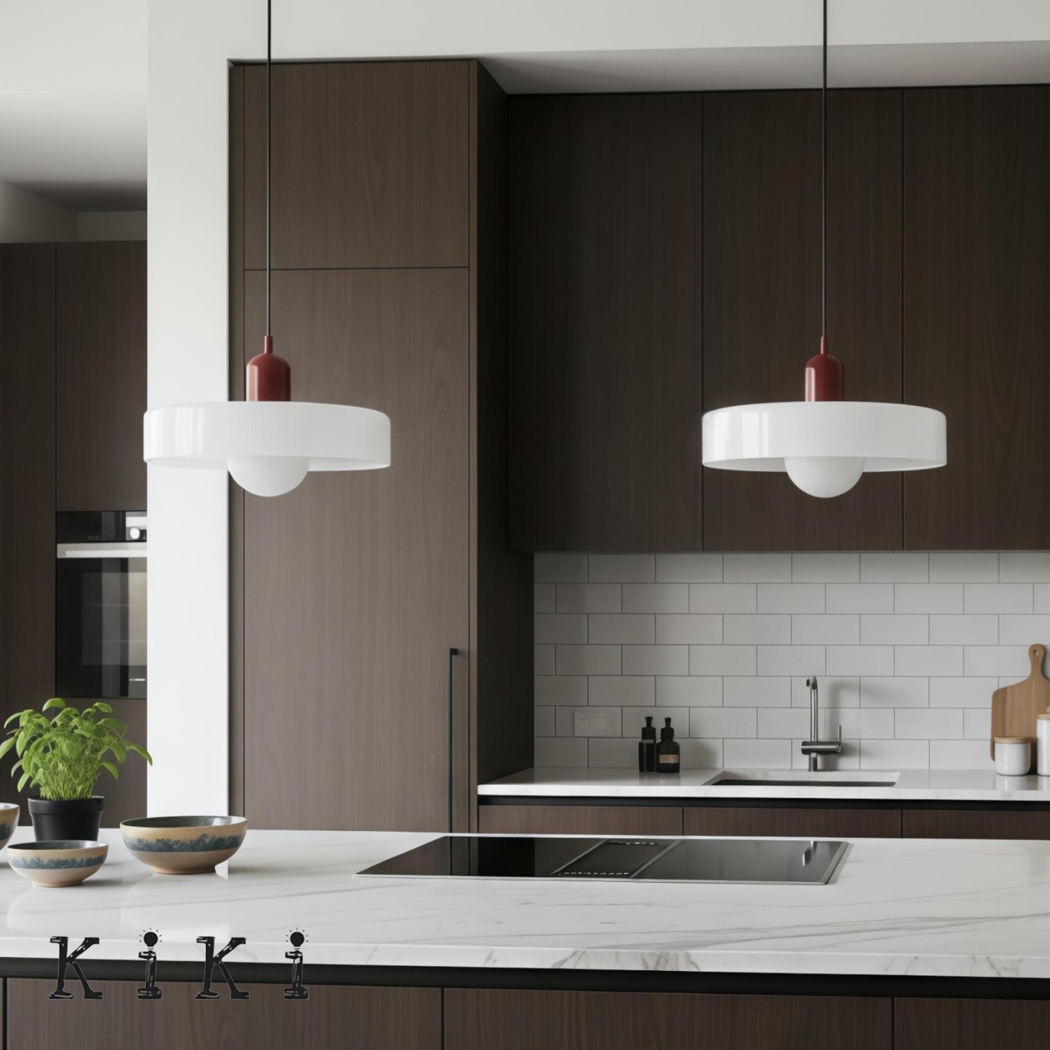 Disc Orb Pendant Light
