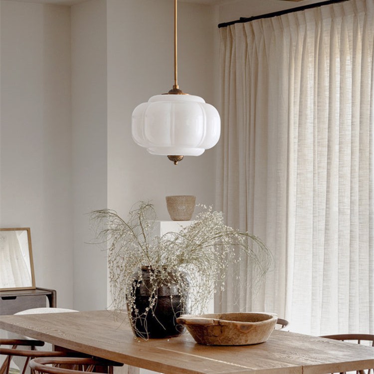 Retro Glass Eloise Pendant Light For Kitchen Island KL801