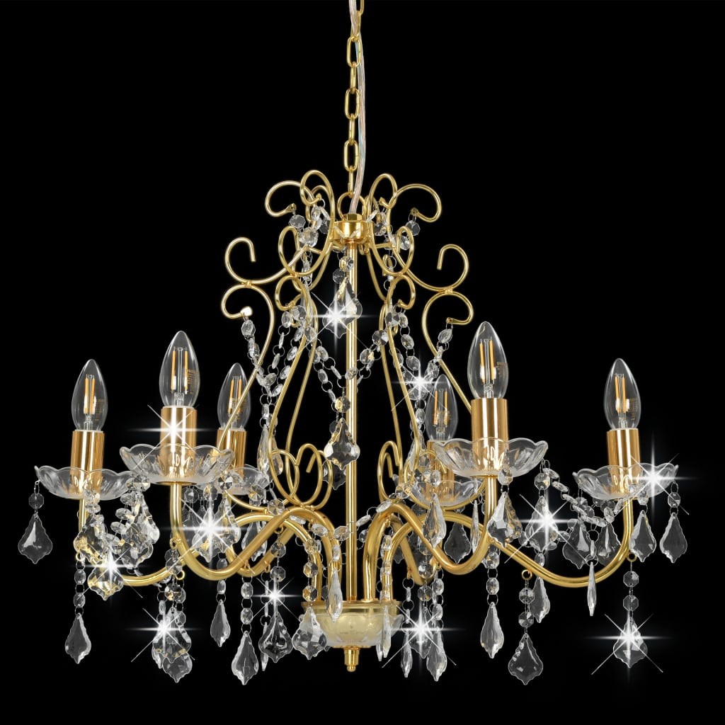 Vintage Beaded Chandelier