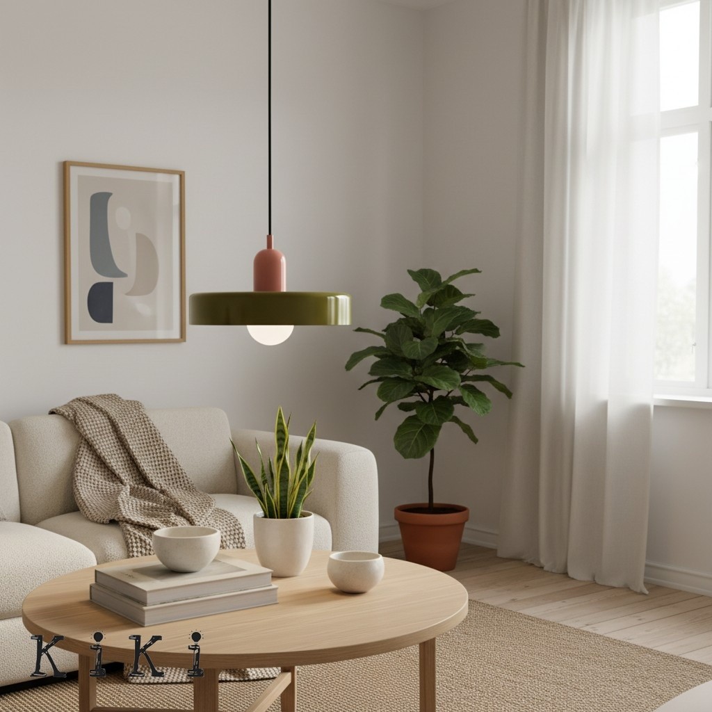 Disc Orb Pendant Light