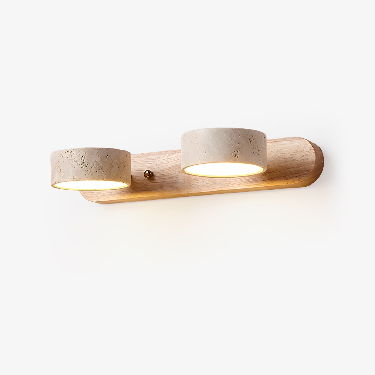 Minimalist Multi Light Travertine Wall Sconce KL892