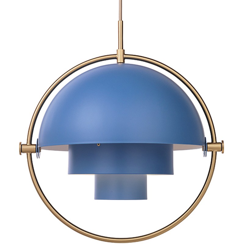 Multi-Lite Pendant Light - Layered Metal Pendant Lamp For Kitchen Island