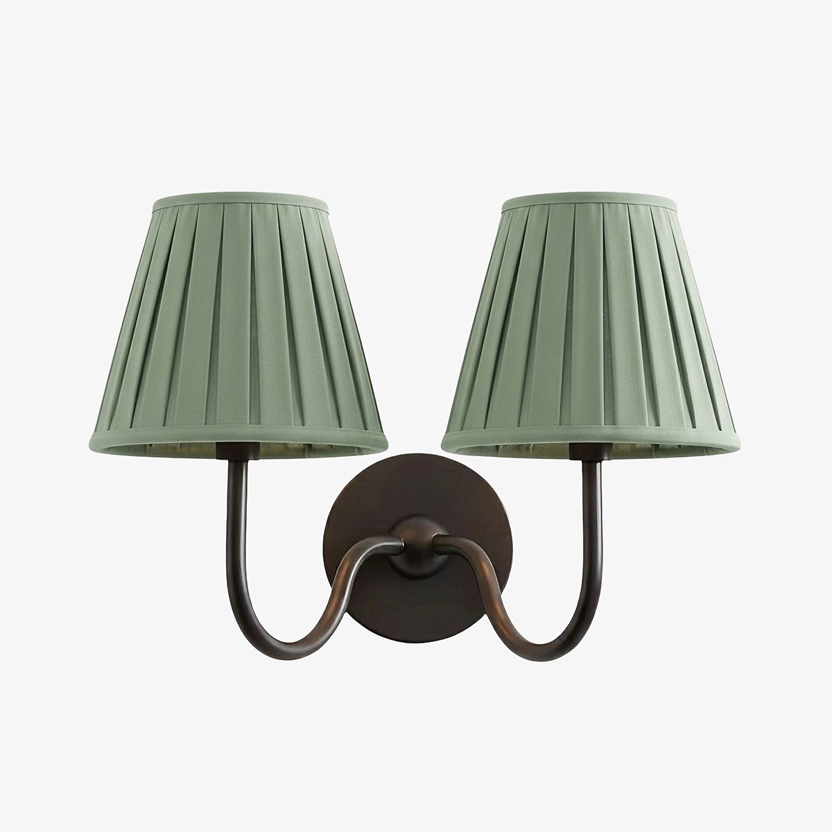 Luvora Vintage Pleated Shade Wall Lamp - Refined Linen Sconce For Bathroom or Corridor KL1272