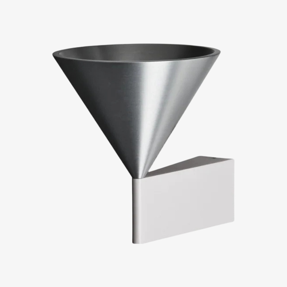 Minimalist Metal Conical Wall Lamp - Modern Cone Sconce for Interior Spaces KL2327