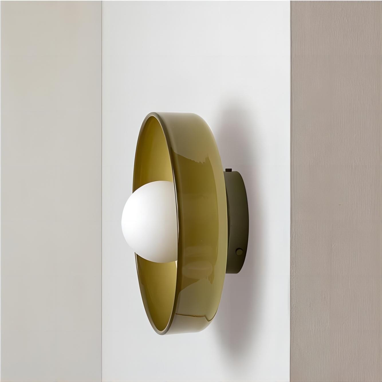Morandi Disc Orb Wall Ceiling Lamp
