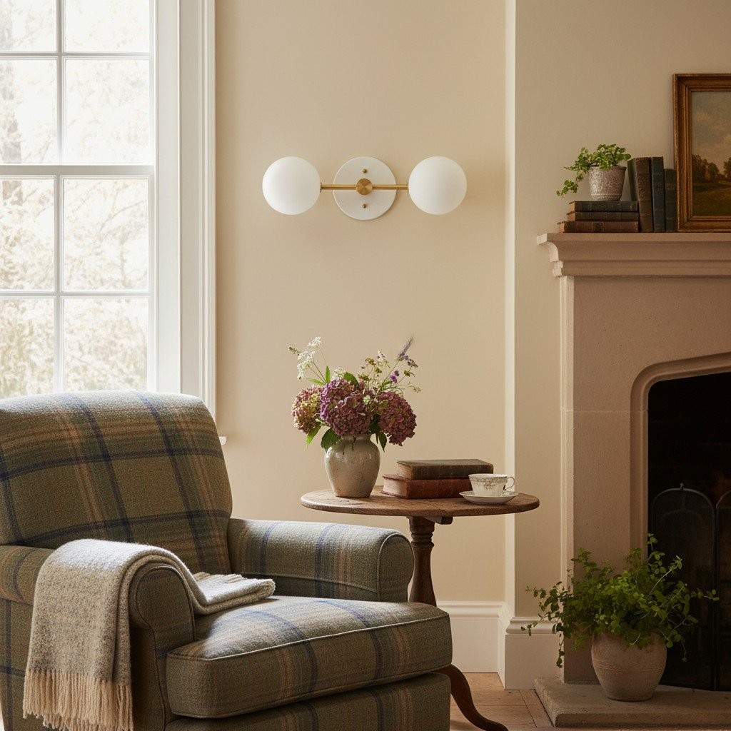 Glorica Glass Vanity Light - Modern Brass Wall Sconce for Bathroom Style KL1422