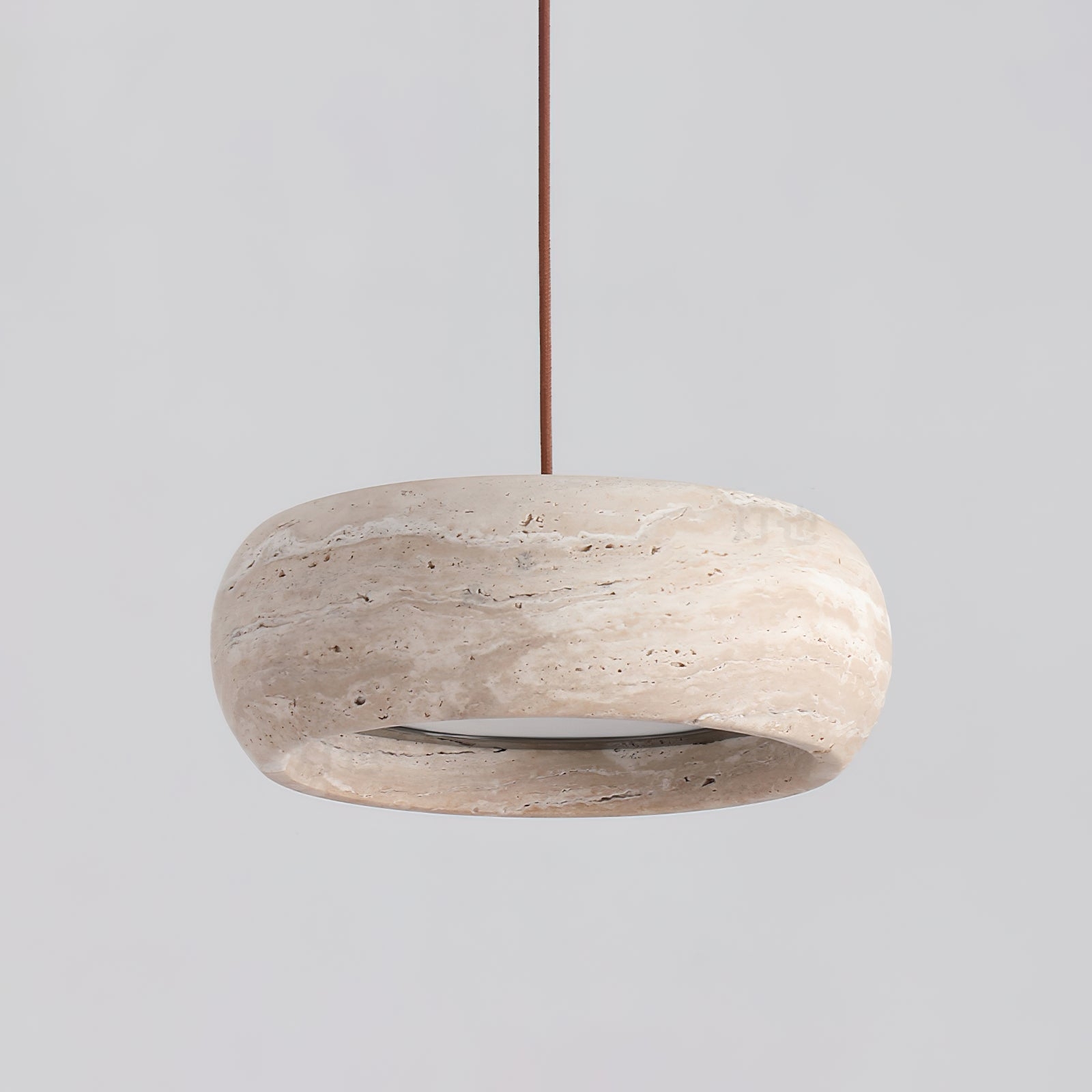 Travertine Drum Pendant Lamp D608