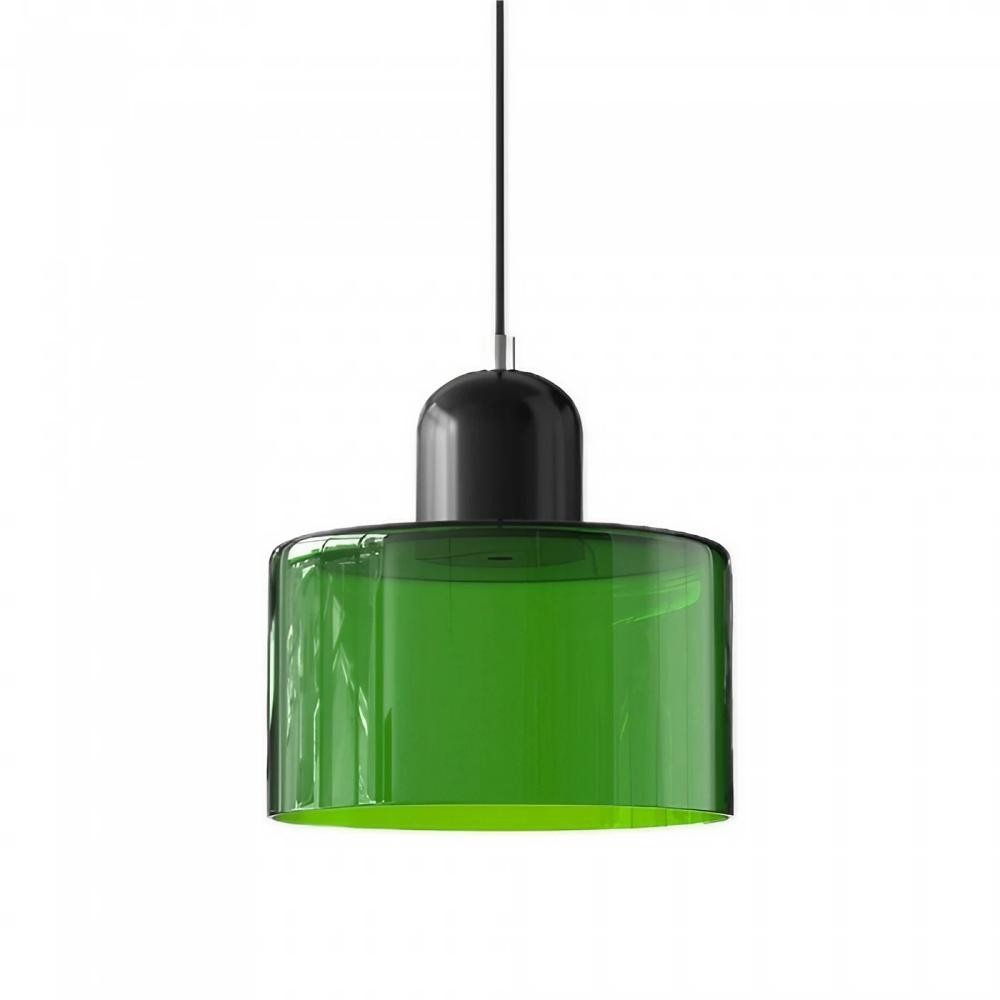 Morandi Cylinder Stained Glass Pendant Light KL17