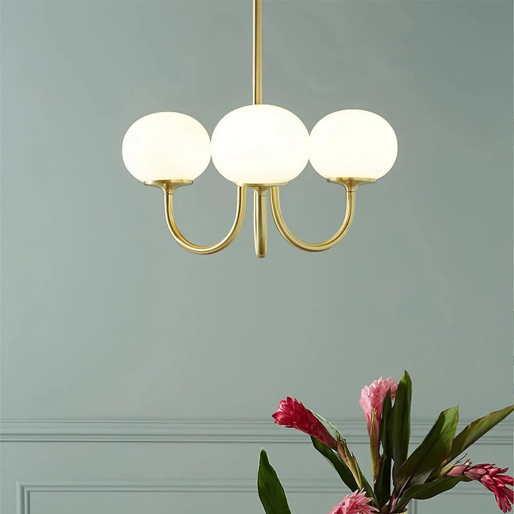 Marshmallow Modern Glass Chandelier D776