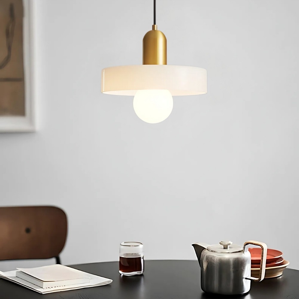 Morandi Brass Disc Orb Pendant Light KL918