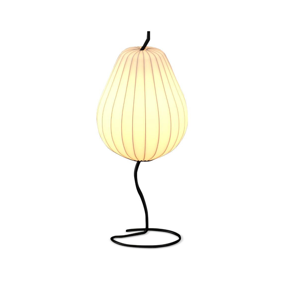 Pear-shaped Shite Floor Lamp Suitable For Living Room KL567