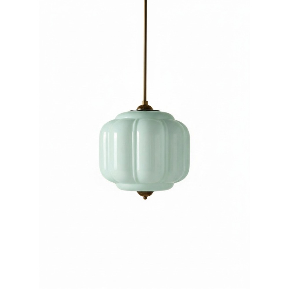 Vintage Eloise Opal Glass Pendant Light KL926