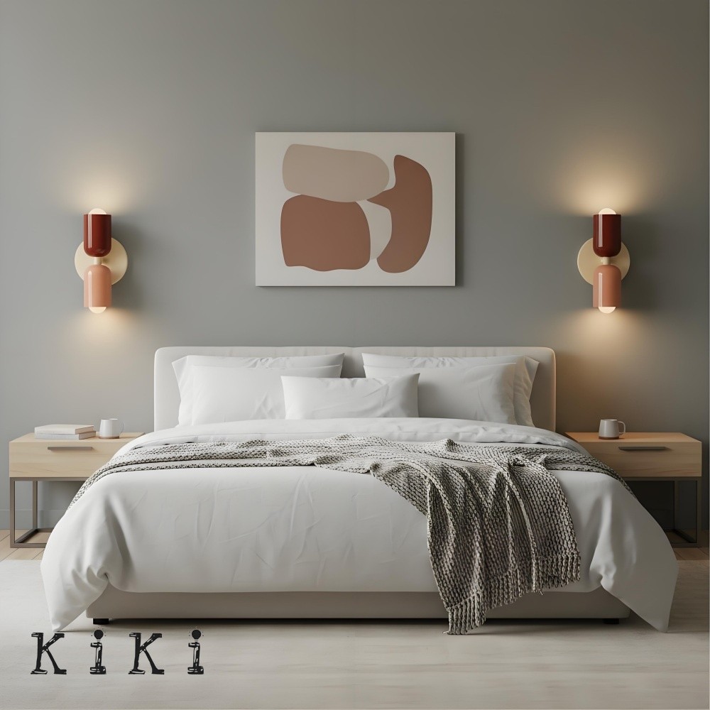Metal Up Down Wall Sconce - Contemporary Colorful Wall Light for Hallway and Office