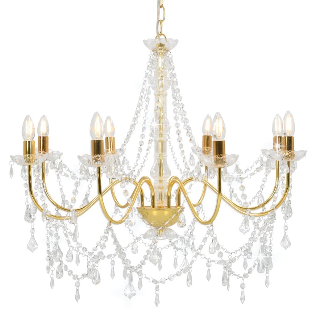 Vintage Beaded Chandelier