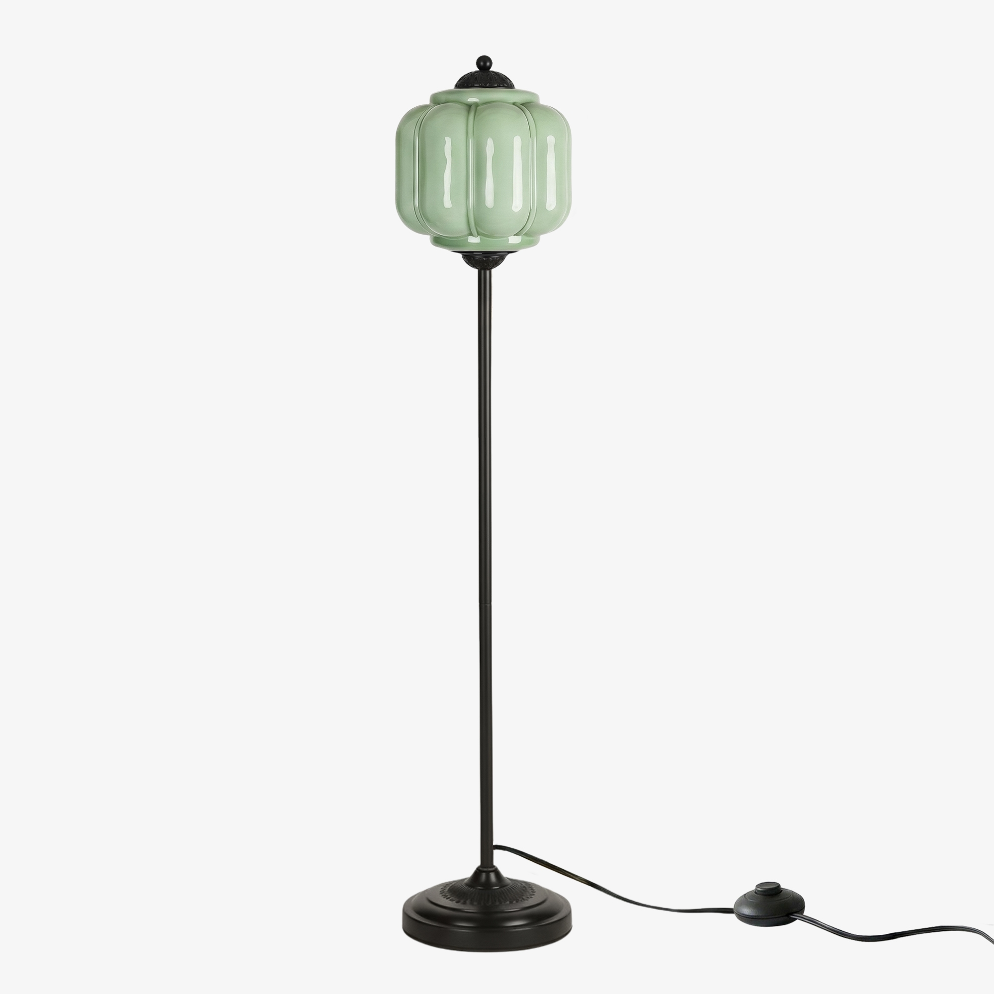 Eloise Artistic Textured Glass Floor Lamp - Elegant Lighting for Bedroom or Interior Space KL2330