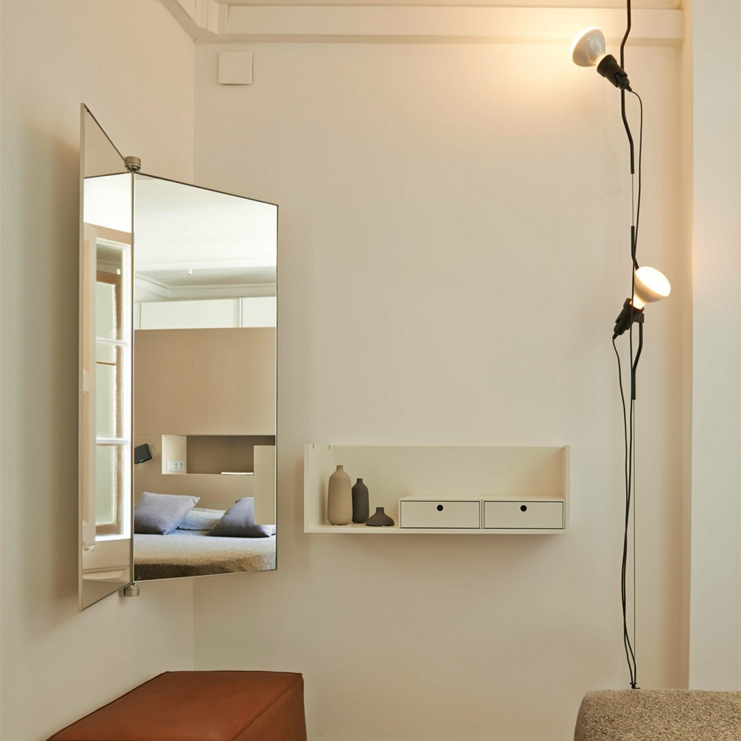 Parentesi Ceiling Lamp - Modern Adjustable Metal Pendant Light for Bedrooms