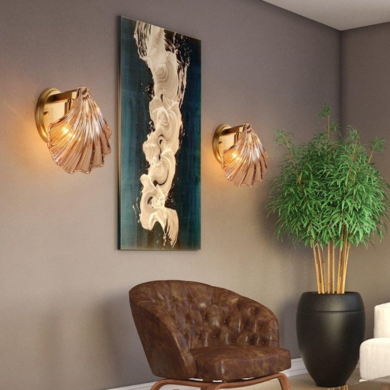 Shell Wall Light