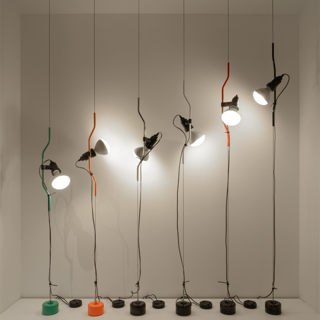 Parentesi Ceiling Lamp - Modern Adjustable Metal Pendant Light for Bedrooms